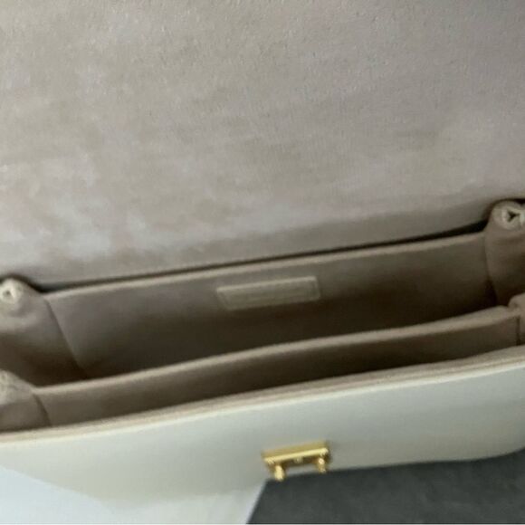 NWT DUYP Paris 15 Satchel Bag in Buttercream - Picture 8 of 9